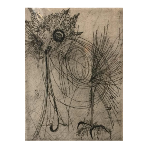 Anne Body " the fly fly ", engraving 3/10, circa 1965