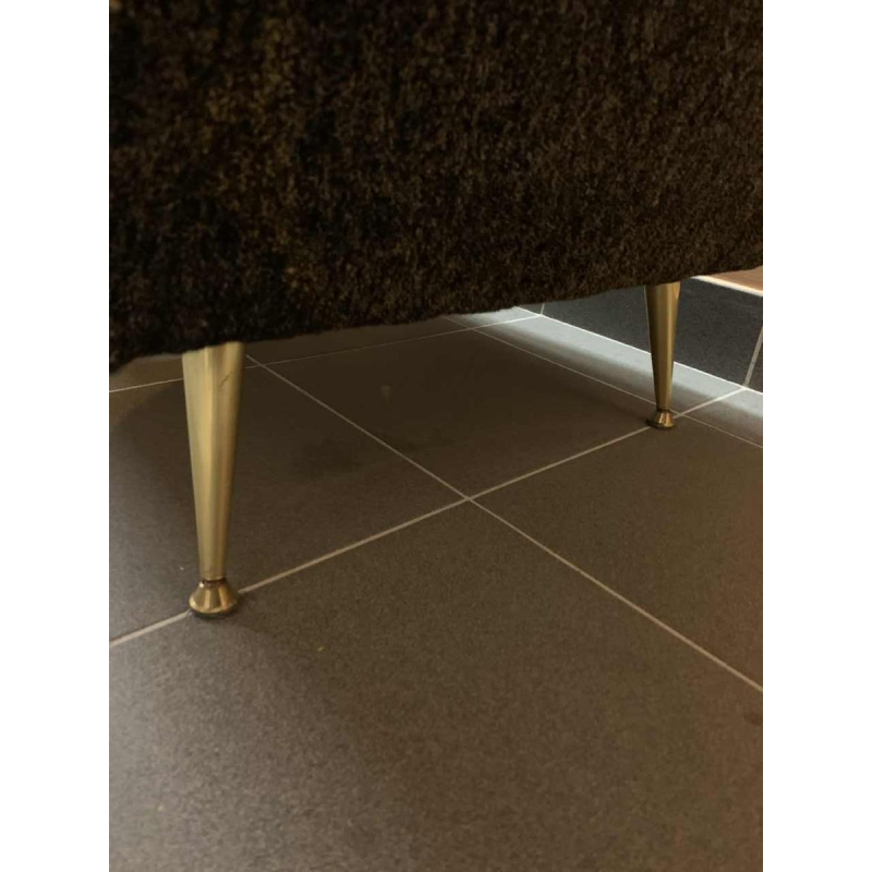 Paire de Fauteuils Clubs italiens Vintage, (usures accotoirs velour) , 1950s