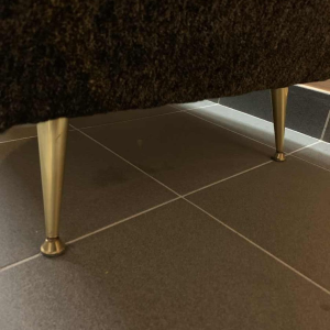 Paar Vintage Italiaanse Club Fauteuils, (slijtage velours armleuningen), 1950s