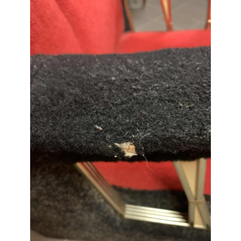 Paire de Fauteuils Clubs italiens Vintage, (usures accotoirs velour) , 1950s