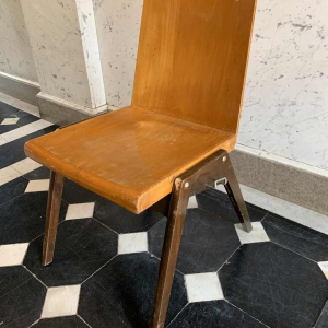 ROLAND RAINER voor EMIL & ALFRED POLLAK, Set van 6 Modernistische Stoelen, 1950s