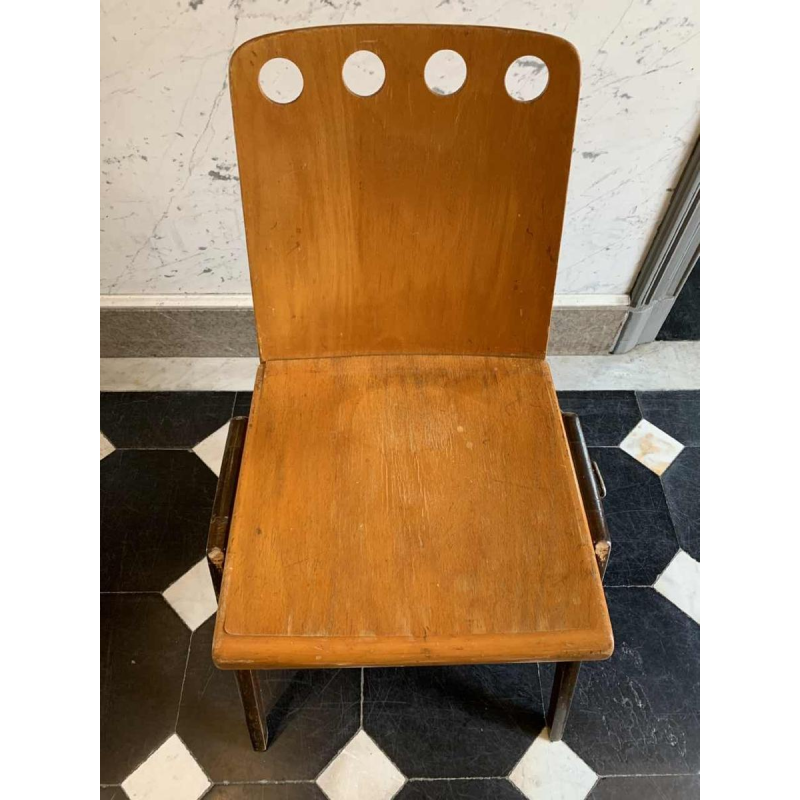 ROLAND RAINER voor EMIL & ALFRED POLLAK, Set van 6 Modernistische Stoelen, 1950s