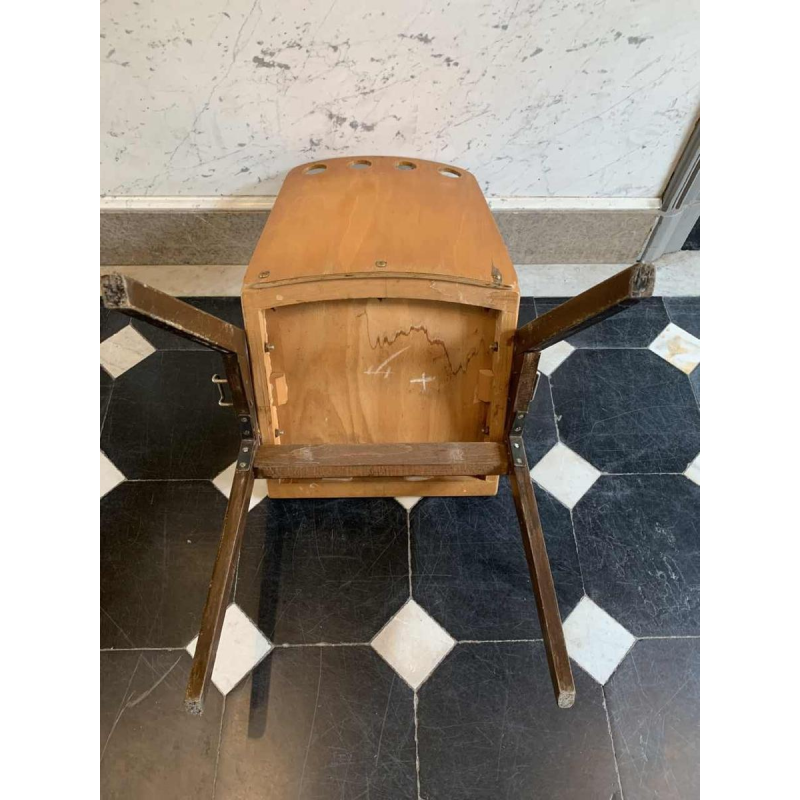 ROLAND RAINER voor EMIL & ALFRED POLLAK, Set van 6 Modernistische Stoelen, 1950s