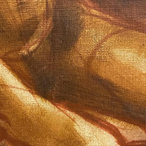 Francis Verlinden, tableau " femmes nues ", scène cabaret, huile sur toile, 1970