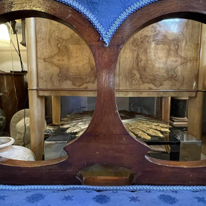 Salon Art Nouveau Complet, 1 Canape´ + 2 Fauteuils + 2 Chaises, ca 1900