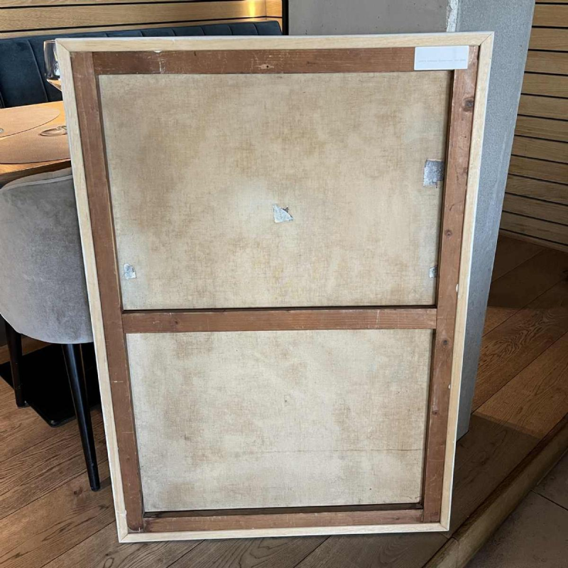 FERDINAND VONCK, tableau abstrait, peinture huile sur toile, ca 1950