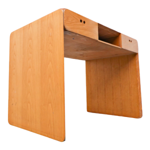 Derk Jan de Vries, bureau / coiffeuse en he^tre, design moderniste, ca 1980s