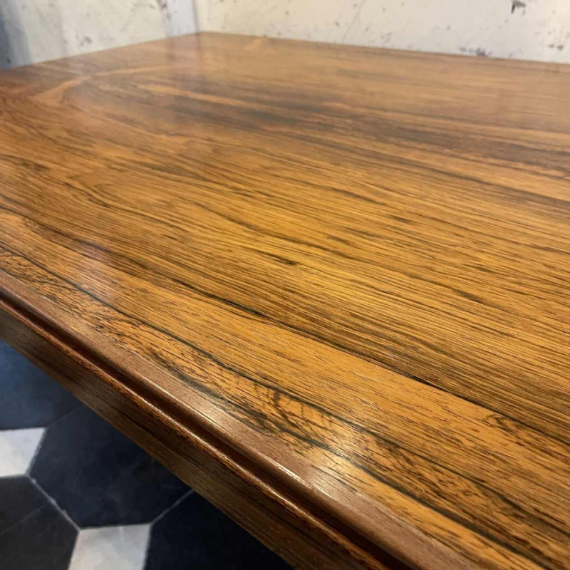 Large rosewood coffee table, Scandinavian design, ca 1960