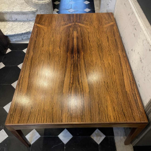 Grote palissander salontafel, Scandinavisch ontwerp, ca 1960