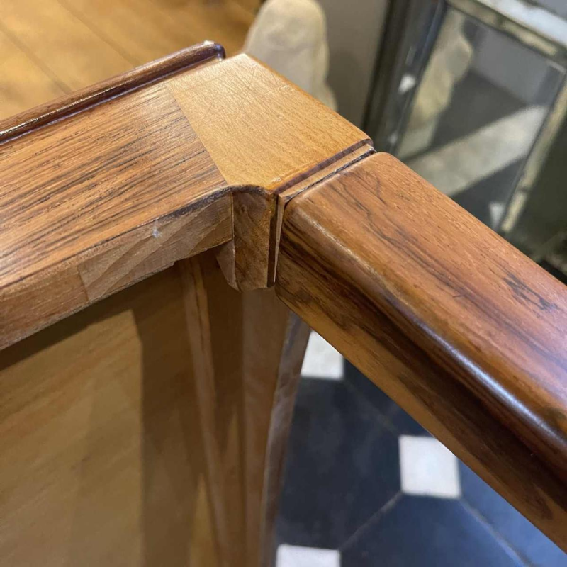 Large rosewood coffee table, Scandinavian design, ca 1960