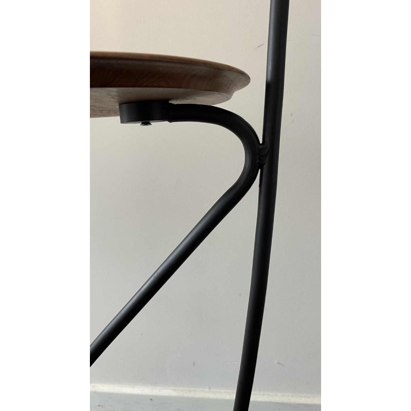 Mathieu Matégot (toegeschreven), staande lamp (lamp & tafel) buisvormig metaal