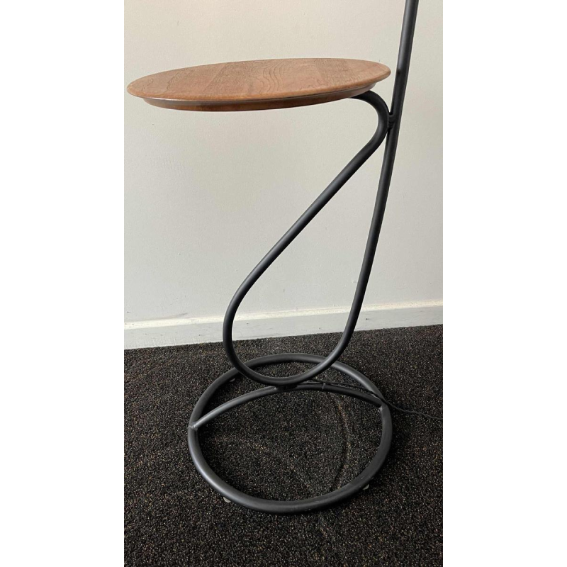 Mathieu Matégot (attribué), lampadaire ( lampe & table ) métal tubulaire ca 1960