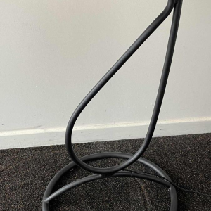 Mathieu Matégot (attributed), floor lamp ( lamp & table ) tubular metal, ca 1960