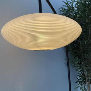 Mathieu Matégot (attribué), lampadaire ( lampe & table ) métal tubulaire ca 1960