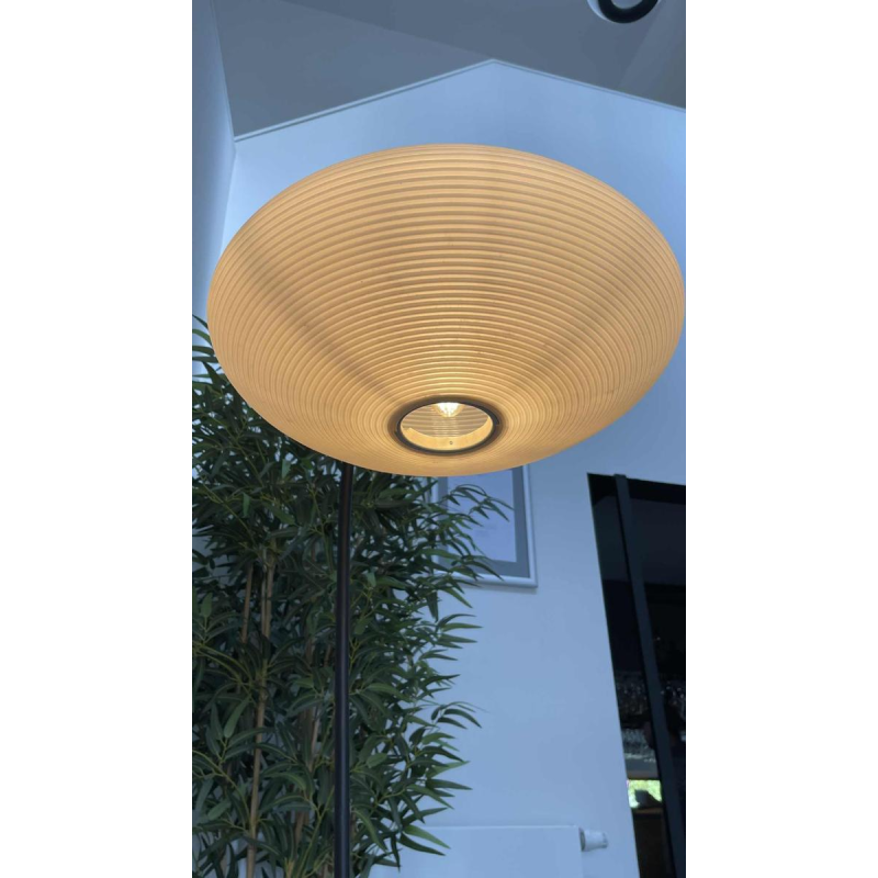 Mathieu Matégot (attribué), lampadaire ( lampe & table ) métal tubulaire ca 1960