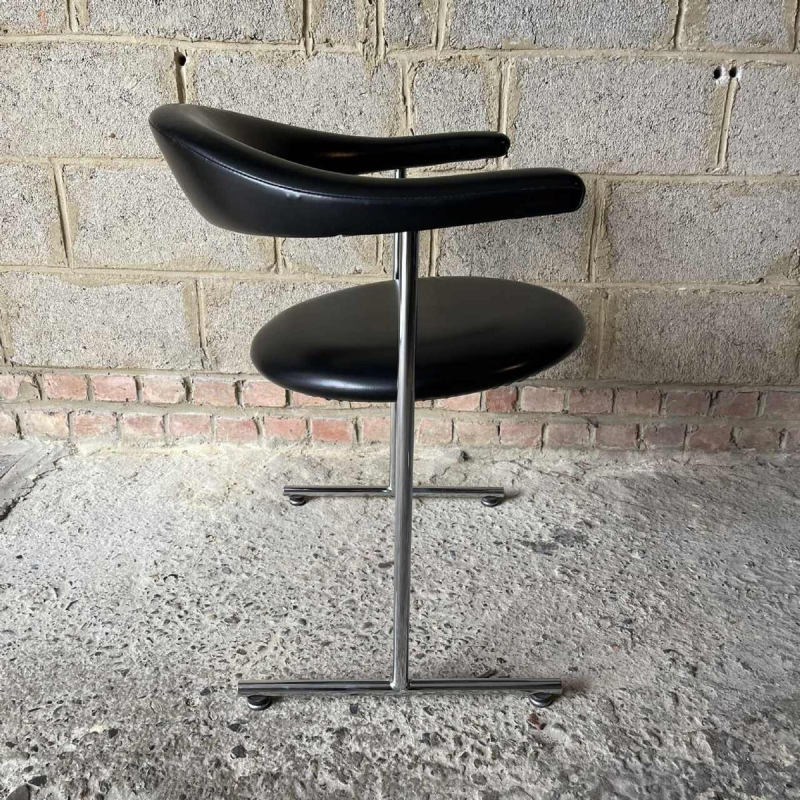 Geoffrey Harcourt pour Hans Kaufeld set de 4 chaises " Airport Model 037 " 1960s