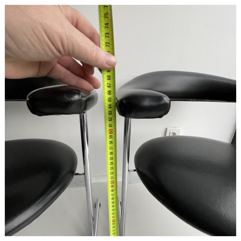 Geoffrey Harcourt for Hans Kaufeld set de 4 chaises " Airport Model 037 ", 1960s