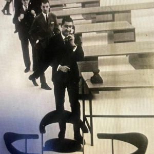 Geoffrey Harcourt for Hans Kaufeld set de 4 chaises " Airport Model 037 ", 1960s