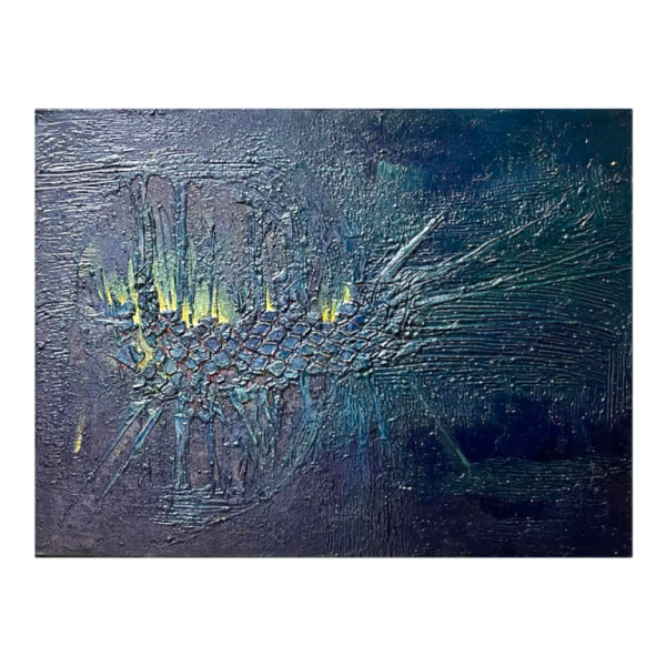 MACKOWIAK ERWIN, Belgian abstract painting, oil on panel, ca 1960