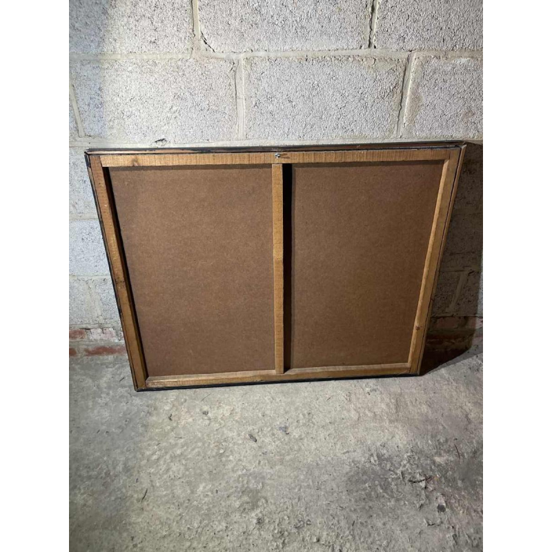 MACKOWIAK ERWIN, Belgisch abstract schilderij, olieverf op paneel, ca 1960