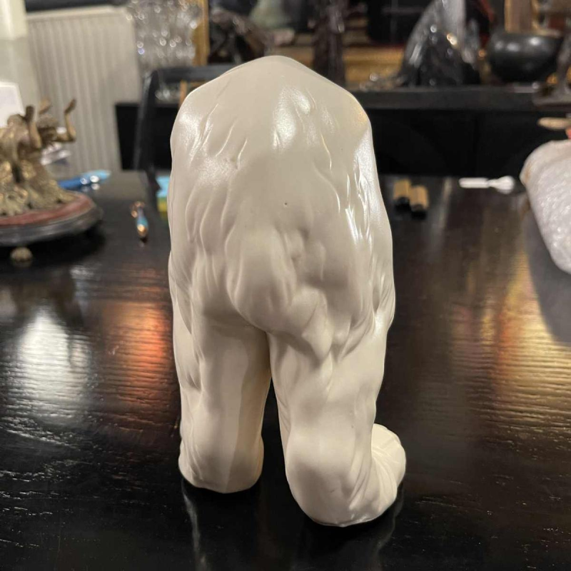 Polar bear, Art Deco ceramic sculpture, circa 1930