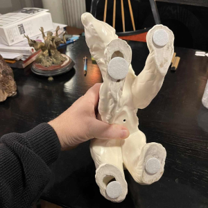 Polar bear, Art Deco ceramic sculpture, circa 1930