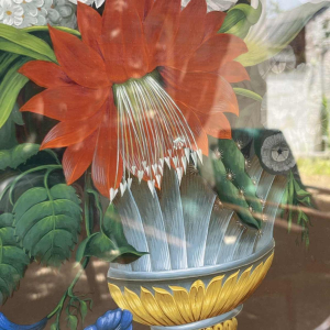 "Bouquet de fleurs" tableau nature morte, gouache sur papier, ca 1830