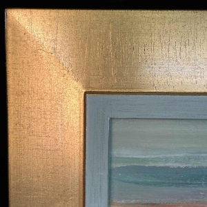 FLORY ROLAND 'Return from fishing' painting, oil on panel, ca 1945