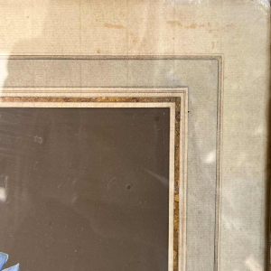 ‘Bunch of flowers’ still life painting, gouache on paper, ca 1830