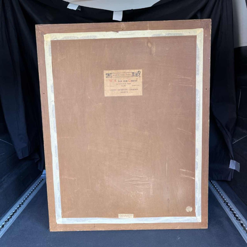 ‘Bunch of flowers’ still life painting, gouache on paper, ca 1830