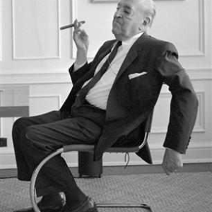 LUDWIG MIES VAN DER ROHE / FASEM suite de 4 chaises MR10 cantilever noir ca 1970