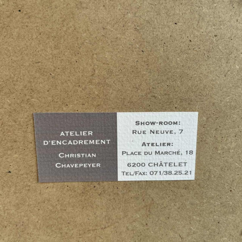 Leon NAVEZ door Jean NAVEZ "R Vivier & A Marin" paar Art Deco gravures aquatint