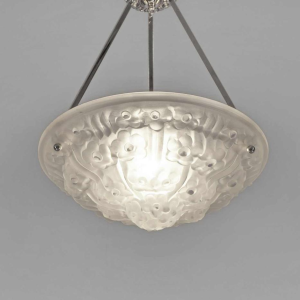 DEGUÉ : Franse 1930 art deco hanglamp