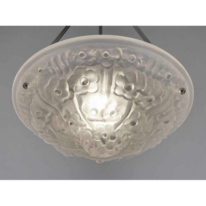 DEGUÉ : French art deco pendant ... 1930 chandelier France