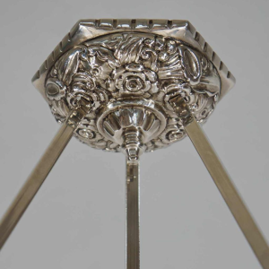 DEGUÉ : French art deco pendant ... 1930 chandelier France