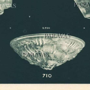 DEGUÉ : suspension art déco. France 1930
