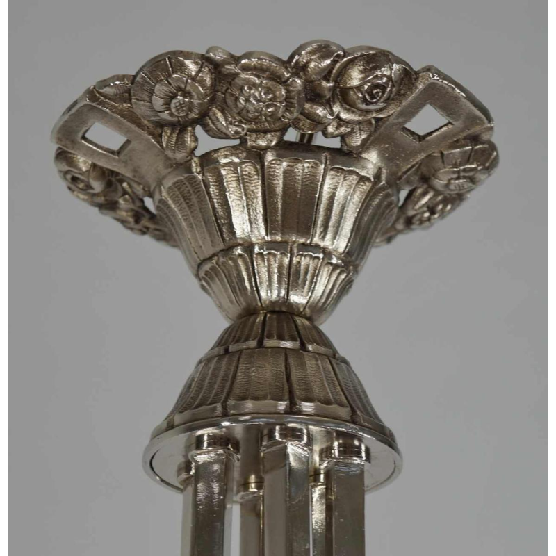 Ollier & Hanots : French art deco chandelier ... 1930 France