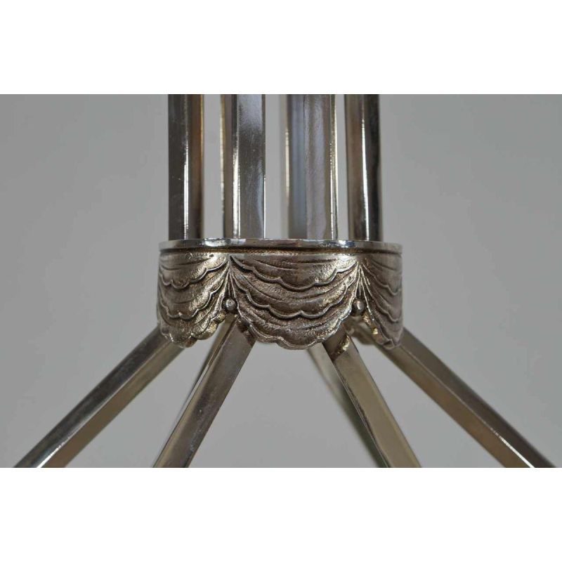 Ollier & Hanots : French art deco chandelier ... 1930 France