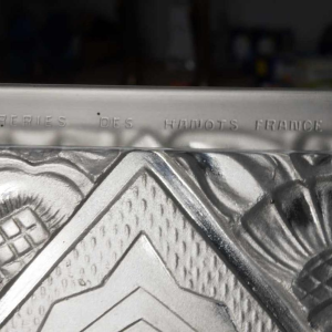 Ollier & Hanots : French art deco chandelier ... 1930 France