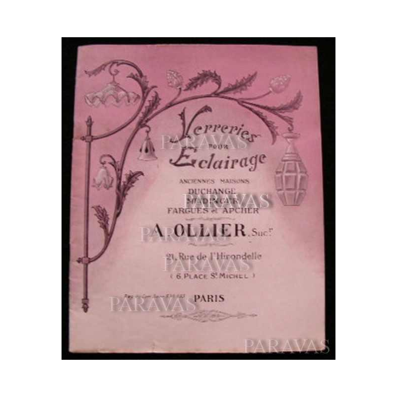 Ollier & Hanots : Franse 1930 art deco kroonluchter