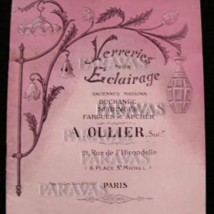 Ollier & Hanots : Franse 1930 art deco kroonluchter