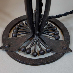 Daum & E.Gauthier : a pair of French art deco lamps.. 1930 France