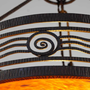 SCHNEIDER & H.Fournet : Franse 1930 art deco kroonluchter