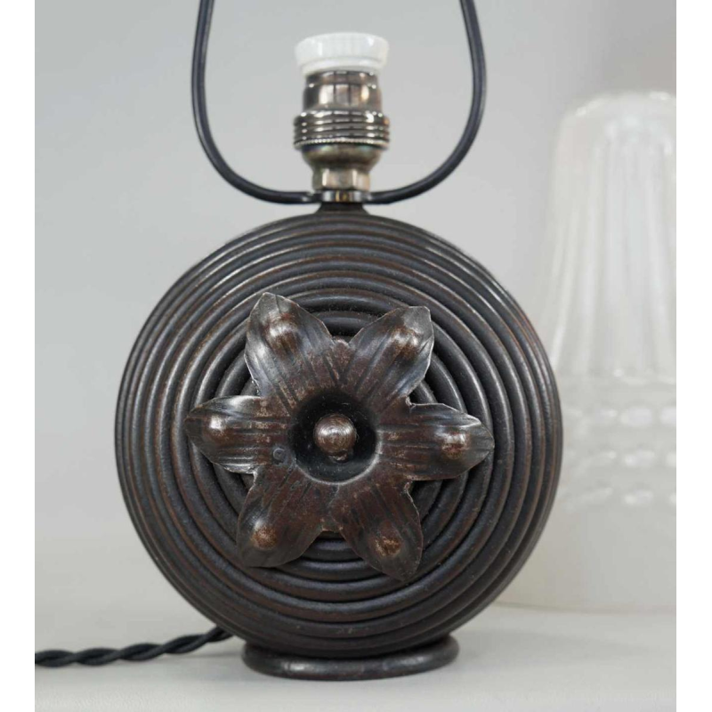 muller frères : paire des lampes art déco. France 1930