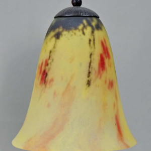 Daum & E.Gauthier : a pair of French art deco lamps.. 1930 France