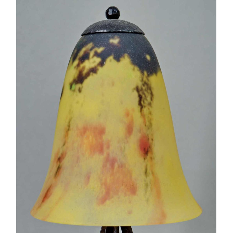 Daum & E.Gauthier : een paar Franse 1930 art deco lampen