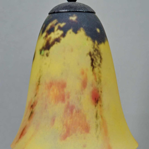 Daum & E.Gauthier : a pair of French art deco lamps.. 1930 France