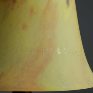 Daum & E.Gauthier : a pair of French art deco lamps.. 1930 France