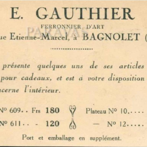Daum et Edmond Gauthier : paire des lampes art déco. France 1930