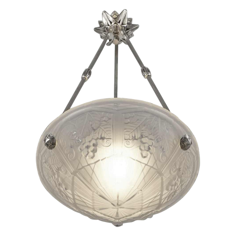 Maynadier : suspension art déco, France 1930